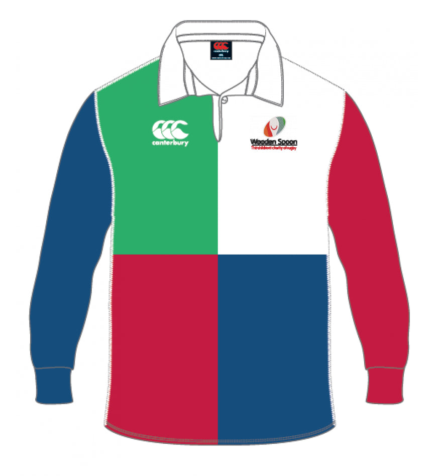 Product image for Wooden Spoon Harlequin Traditional Rugby Jersey (PRE ORDER BY 5TH DEC FOR DELIVERY FEB 26)